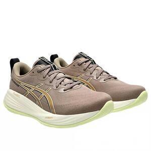 NEW ASICS men's cumulus 27 running shoes in 020 taupe grey/black